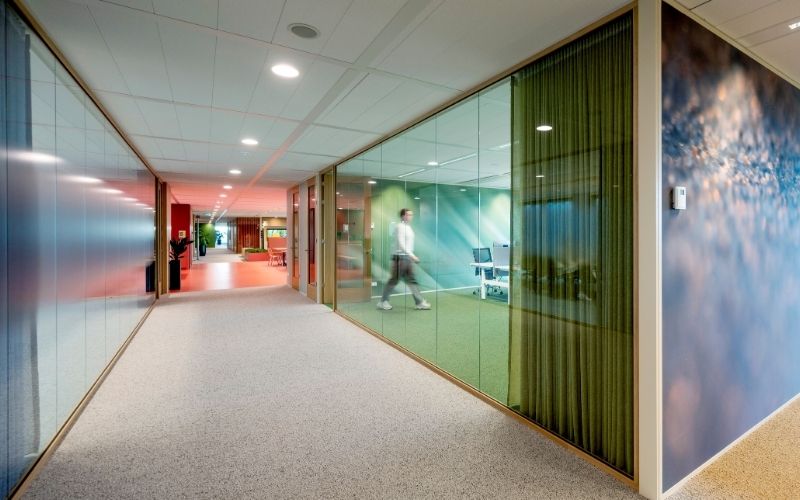 vermeer-eiken (3) houten kozijnen op kantoor